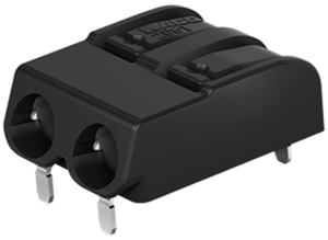 Клеммная колодка печатной платы THR WAGO 2061-1622/998-404, 2 pin, 0.5мм²-1.5мм², 320В, 17.5А, CS: 6мм, (1 шт)