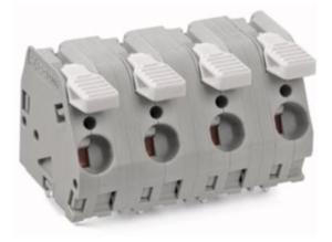 Клемма печатной платы WAGO 2706-304, 4 pin, 0.5мм²-6.0мм², 1000В, 41А, CS: 12.5мм, (1 шт)