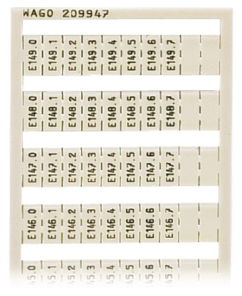 Этикетка WAGO 209-947, Оттиск: E140.0 E140.1 - E149.6, E149.7, (5 шт)