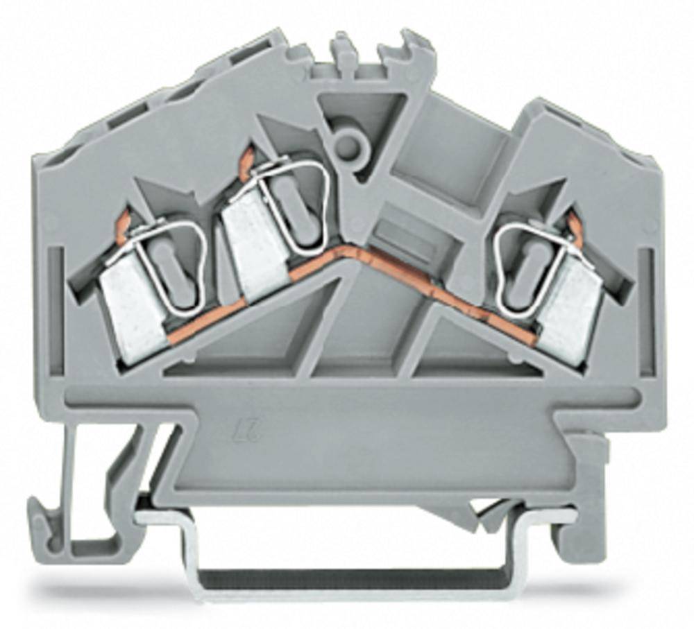 Клемма WAGO 280-654, 3 pin, 0.08мм² - 2.50мм², 800В, 24А, (100 шт)