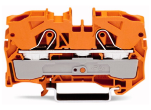 Проходная клеммная колодка WAGO 2010-1202, 1 pin, 0.5мм²-16мм², 550В, 57А, (1 шт)