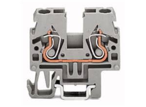 Проходная клеммная колодка WAGO 870-911, 1 pin, 0.08мм²-2.5мм², 500В, 24А, (1 шт)