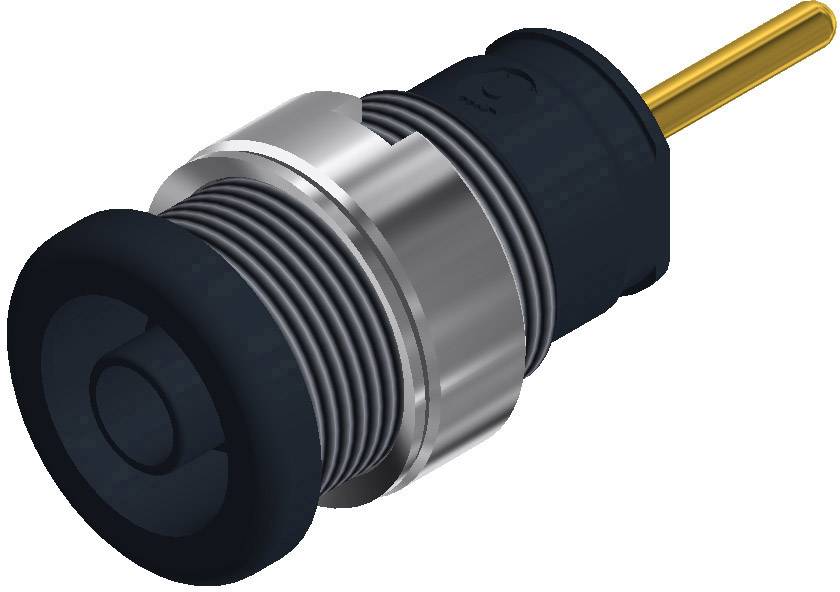 Лабораторная розетка SKS HIRSCHMANN SEB 2630 S1.9 972359100, Ø4 мм, черная, под пайку