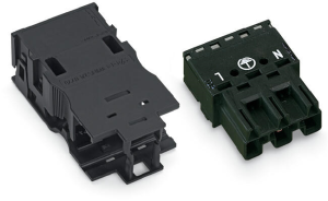 Штекер WAGO 770-213/035-000, 3 pin, 0.5мм²-4.0мм², 250В, 25А, (1 шт)