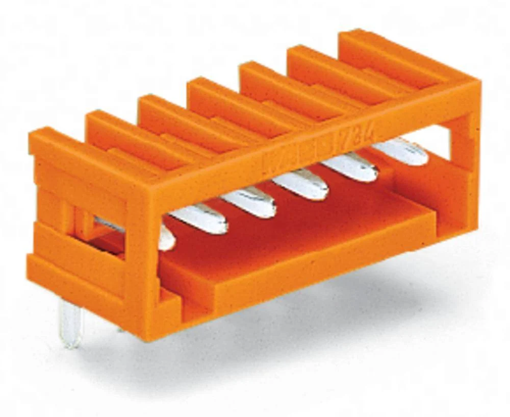 Штифтовая планка WAGO 734-266, 6 pin, 160В, 10А, CS: 3.81мм, (100 шт)