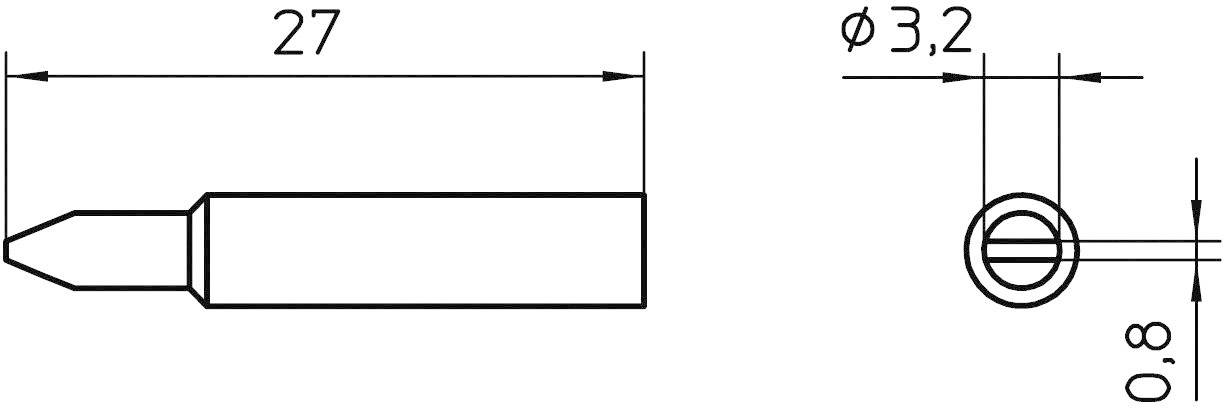Паяльное жало Weller T0054485899 XNT C