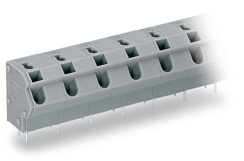 Быстроразъемная клемма WAGO 254-656, 6 pin, 0.50мм² - 2.50мм², 630В, CS: 10мм;10.16мм, (80 шт)