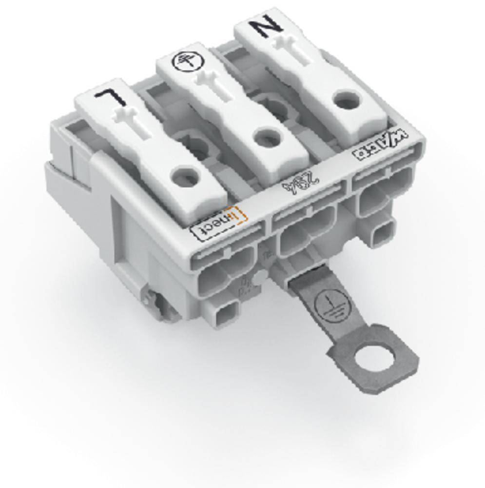 Разъем питания сети WAGO 294-8413, 3 pin, 0.5мм² - 2.5мм², 24А, (500 шт)