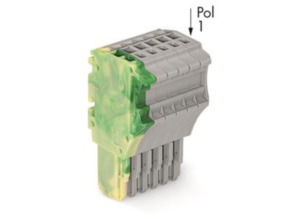 Внутренний разъём WAGO 2020-106/000-037, 6 pin, 0.5мм²-1.5мм², 500В, 13.5А, CS: 3.5мм, (1 шт)