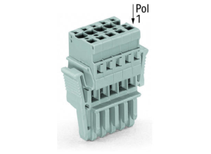 Гнездовой разъем WAGO 769-112/021-000, 12 pin, 500В, 32А, CS: 5мм, (1 шт)