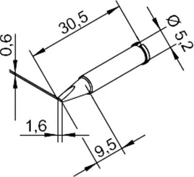 Паяльное жало Ersa 0102CDLF16 