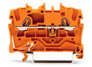 Проходная клеммная колодка WAGO 2002-1202, 1 pin, 0.25мм²-2.5мм², 550В, 24А, (1 шт)