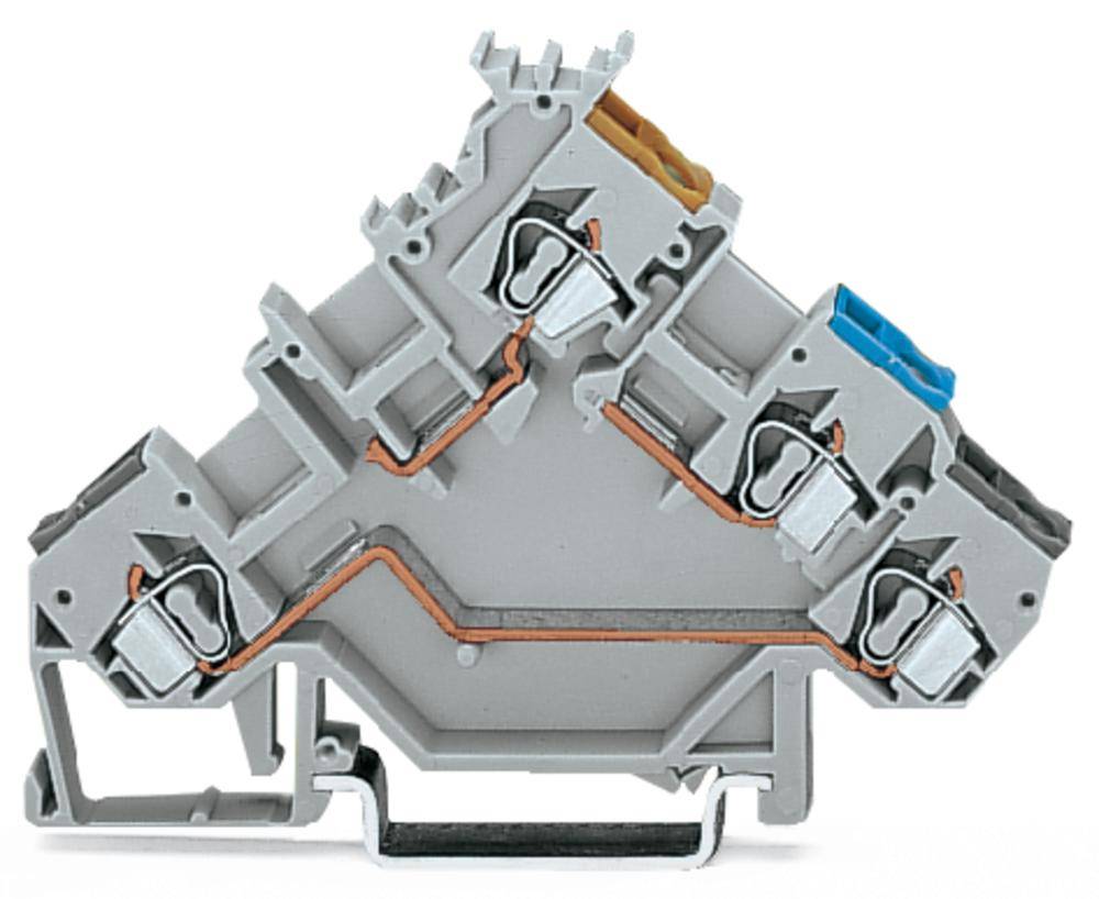 Клемма бесконтактного переключателя WAGO 280-560, 4 pin, 0.08мм² - 2.50мм², 400В, 20А, конф: L, (50 шт)