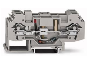 Клемма отключения заземляющего проводника WAGO 282-141, 2 pin, 0.2мм²-6.0мм², 24В, (1 шт)