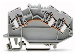 Проходная клемма WAGO 781-631, 1 pin, 0.08мм²-4.0мм², 1000В, 32А, (1 шт)