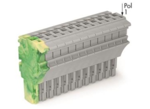 Внутренний разъём WAGO 2022-115/000-037, 15 pin, 0.75мм²-4.0мм², 690В, 24А, CS: 5.2мм, (1 шт)
