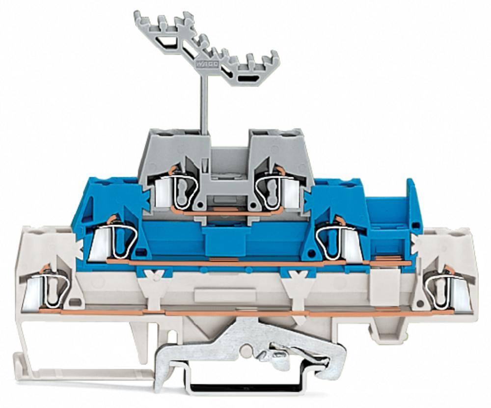 Трехуровневая клемма WAGO 280-558, 6 pin, 0.08мм² - 2.50мм², 500В, 20А, (40 шт)