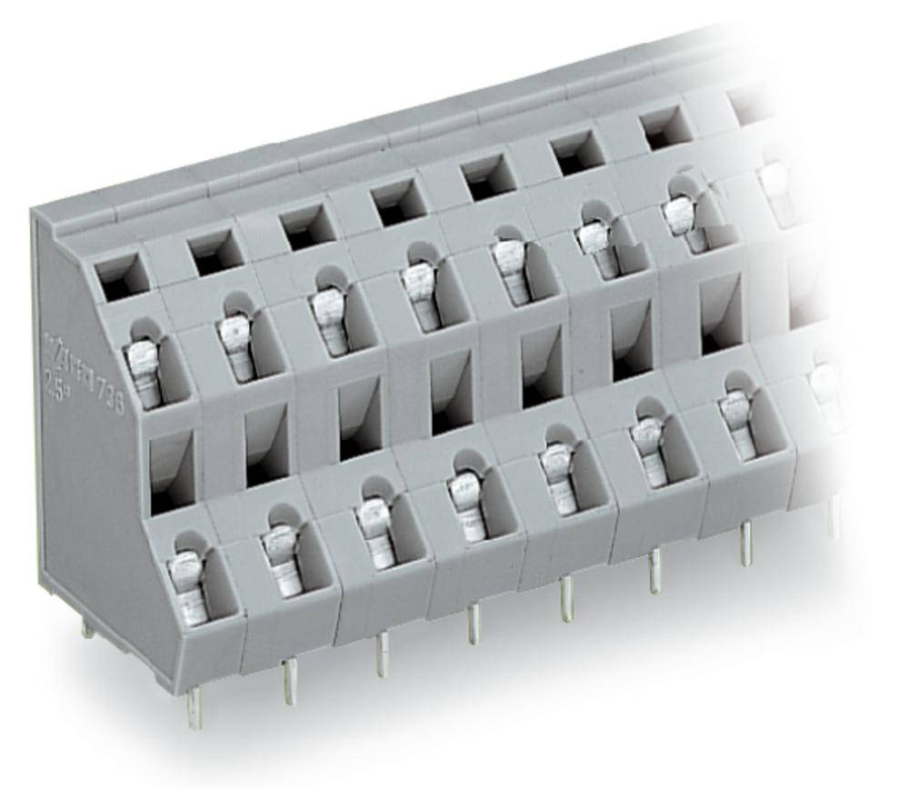 Двухуровневая клемма WAGO 736-516, 32 pin, 0.08мм² - 2.50мм², 630В, CS: 7.50мм, (14 шт)