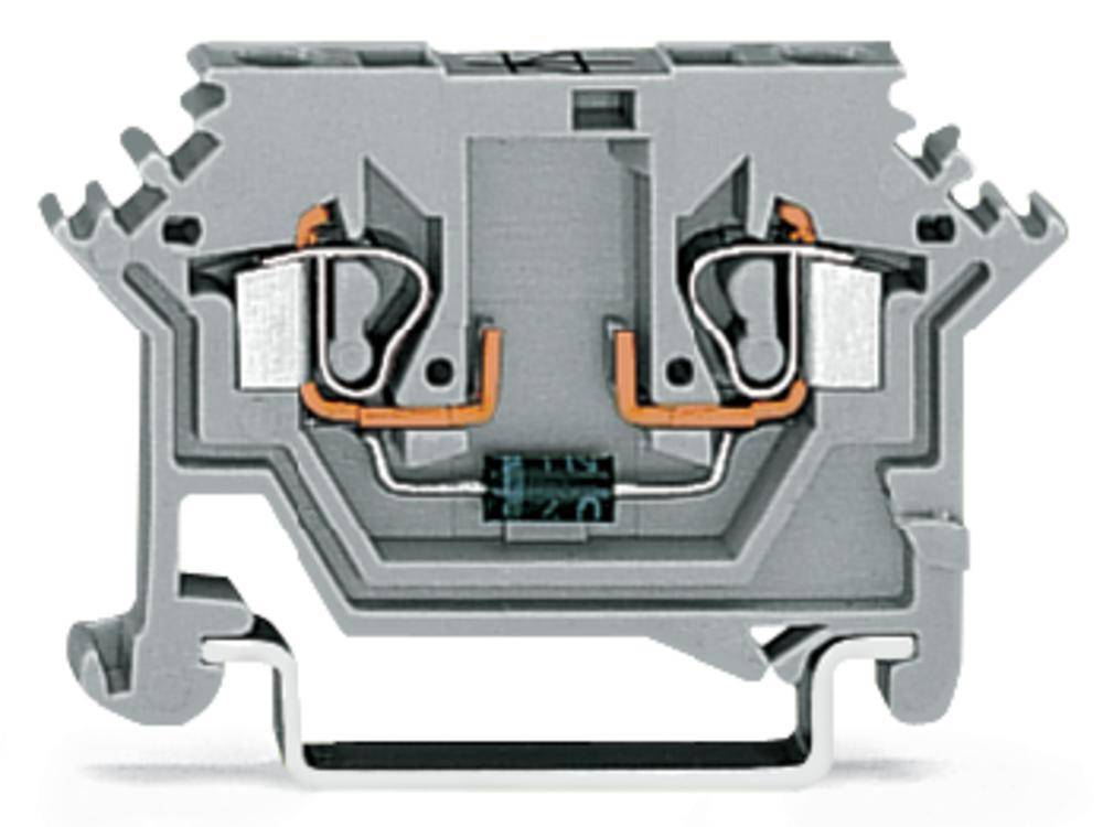 Диодная клемма WAGO 280-613/281-410, 2 pin, 0.08мм² - 2.50мм², 250В, 500мА, конф: L, (100 шт)