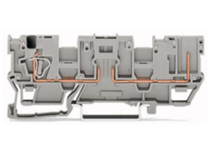 Клемма WAGO 769-181, 2 pin, 0.08мм²-4.0мм², 400В, 16А, (1 шт)