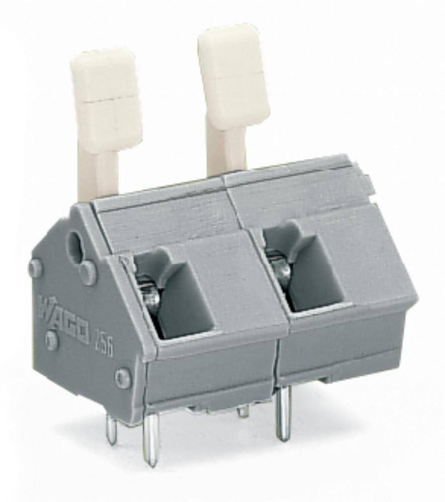 Быстроразъемная клемма WAGO 256-602/333-009/999-950, 2 pin, 0.08мм² - 2.50мм², 275В, CS: 10мм;10.16мм, (200 шт)