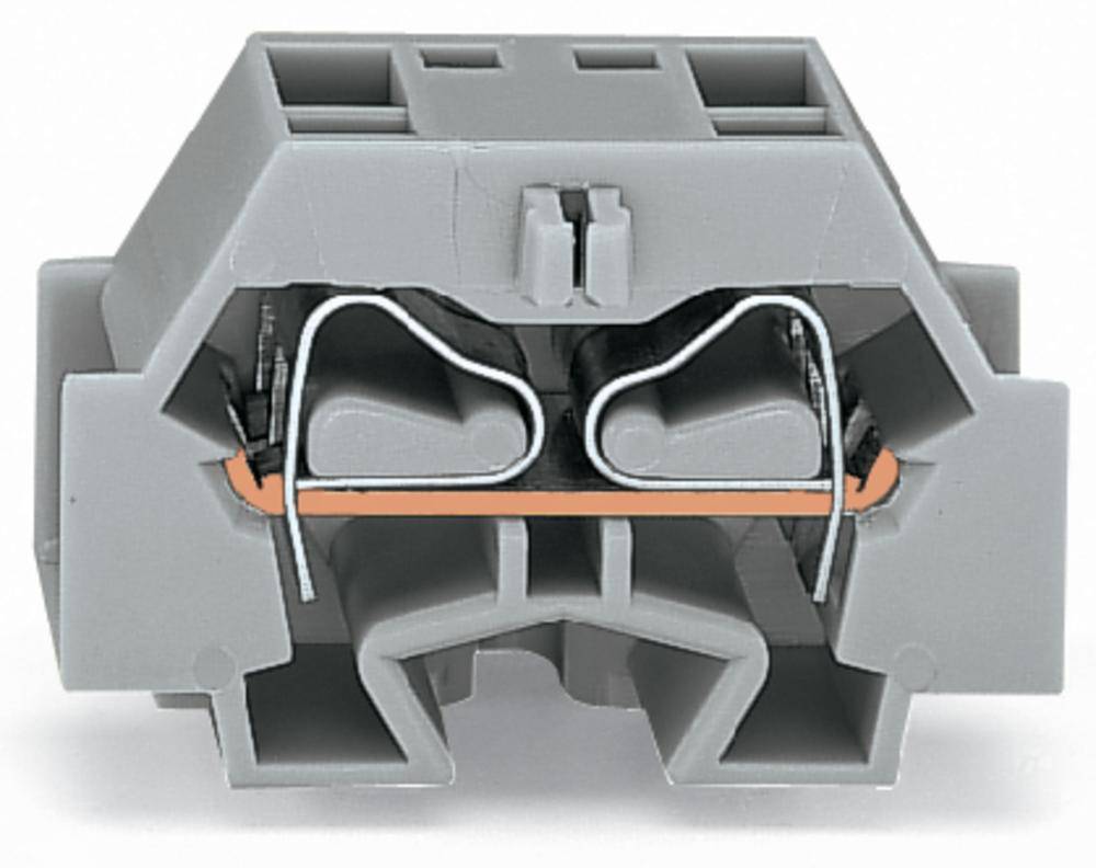 Клемма WAGO 262-334, 4 pin, 0.08мм² - 4мм², 630В, 32А, конф: N, (100 шт)
