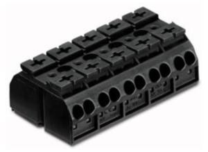 Клеммная колодка WAGO 862-505, 5 pin, 0.5мм²-4.0мм², 500В, 32А, CS: 12мм, (1 шт)
