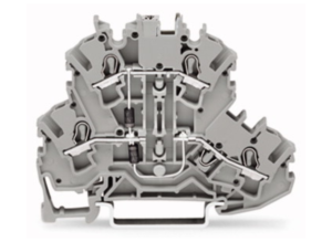 Компонентный клеммная колодка WAGO 2002-2214/1000-491, 2 pin, 0.75мм²-4.0мм², 250В, 0.5А, (1 шт)