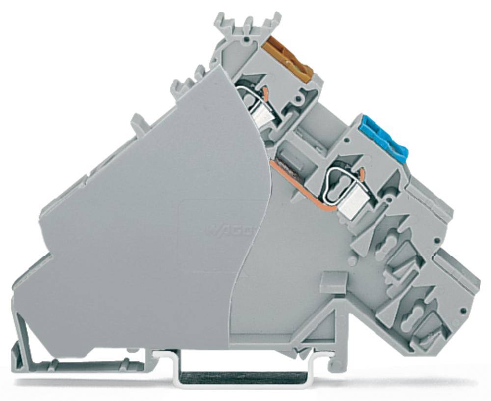 Клемма бесконтактного переключателя WAGO 280-587, 2 pin, 0.08мм² - 2.50мм², 400В, 20А, конф: L, (20 шт)