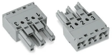 Разъем питания сети WAGO 770-263/071-000, 3 pin, 250В, 25А, (100 шт)