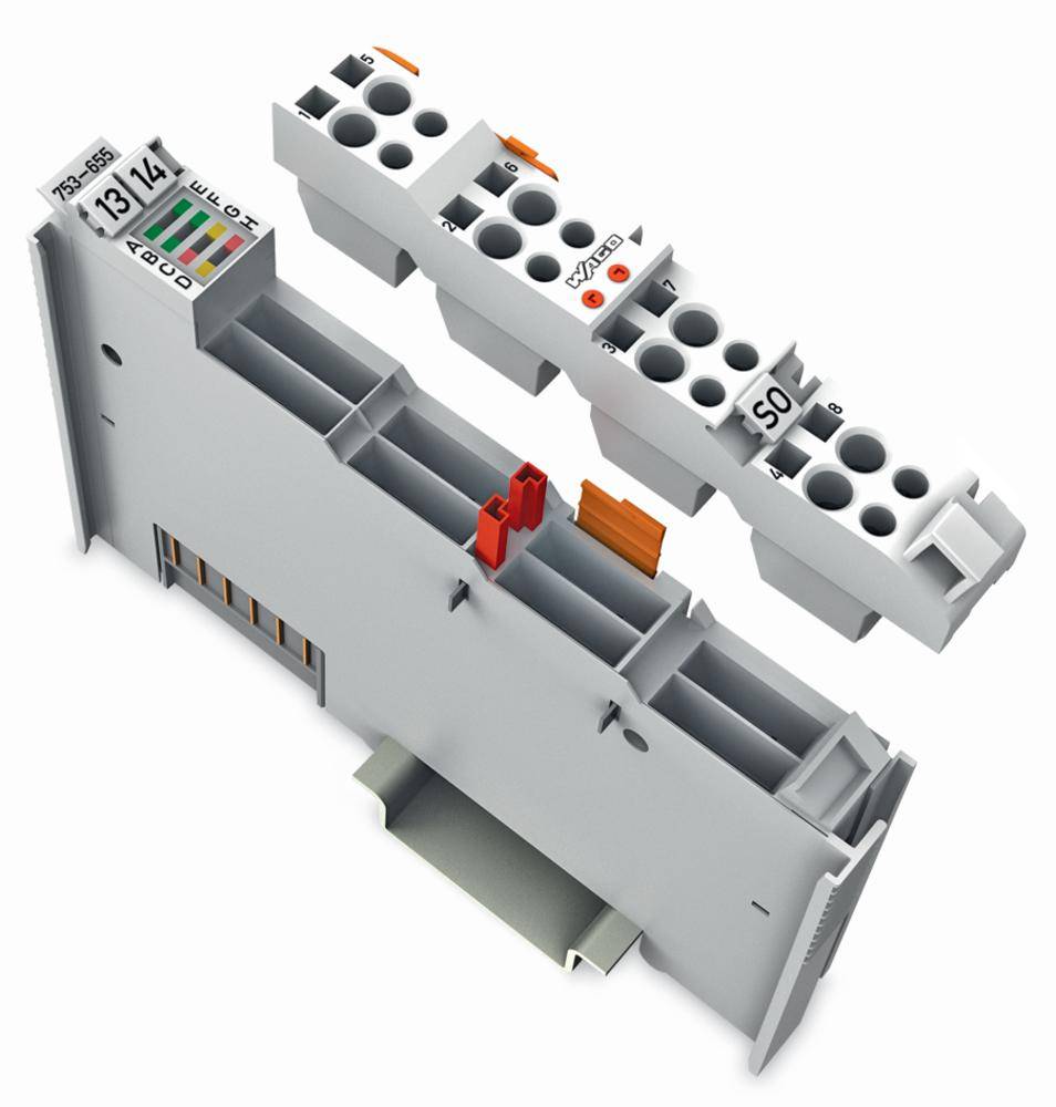 Разъем шины ПЛК WAGO 753-655 