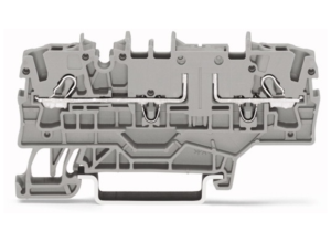Проходная клеммная колодка WAGO 2002-1904, 1 pin, 0.25мм²-2.5мм², 400В, 16А, (1 шт)