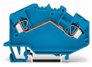 Проходная клеммная колодка WAGO 781-604, 1 pin, 0.08мм²-4.0мм², 1000В, 32А, (1 шт)