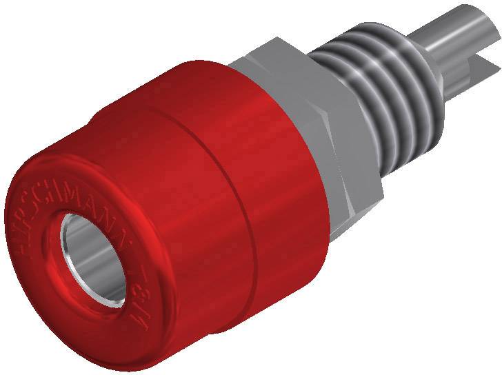 930176101, SKS-HIRSCHMANN BIL 20 - Лабораторное гнездо, Ø-контакта: 4 мм, красный : 1 шт.