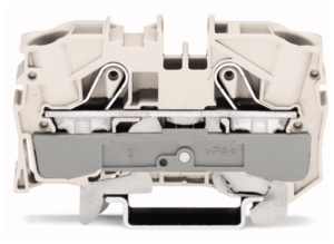 Клеммная колодка экрана WAGO 2010-1208, 1 pin, 0.5мм²-16мм², 600В, 57А, (1 шт)