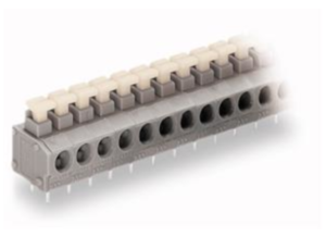 Клемма печатной платы WAGO 235-409/331-000, 9 pin, 0.2мм²-1.5мм², 320В, 17.5А, CS: 5мм, (1 шт)