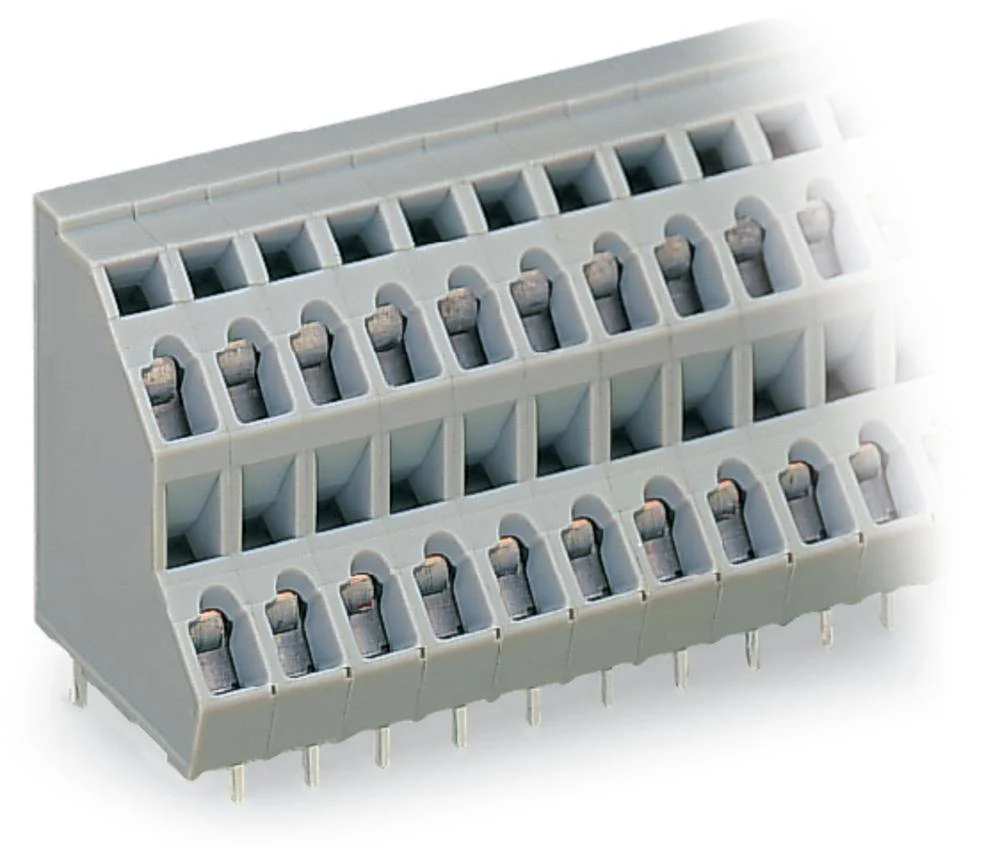 Двухуровневая клемма WAGO 736-124, 48 pin, 0.08мм² - 2.50мм², 320В, CS: 5мм, (14 шт)