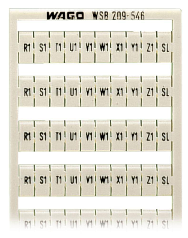 Этикетка WAGO 209-546, (5 шт)