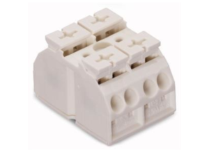 Клеммная колодка для монтажа на шасси WAGO 862-652, 2 pin, 0.5мм²-4.0мм², 500В, 32А, CS: 12мм, (1 шт)