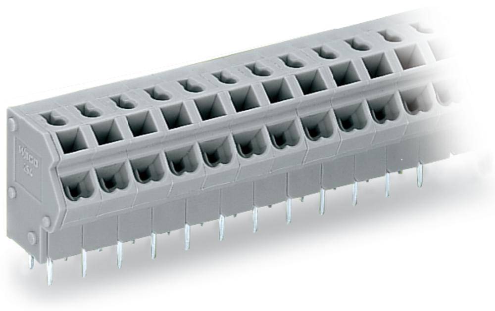 Быстроразъемная клемма WAGO 254-158, 8 pin, 0.25мм² - 0.75мм², 250В, 17.5А, CS: 5мм;5.08мм, (100 шт)
