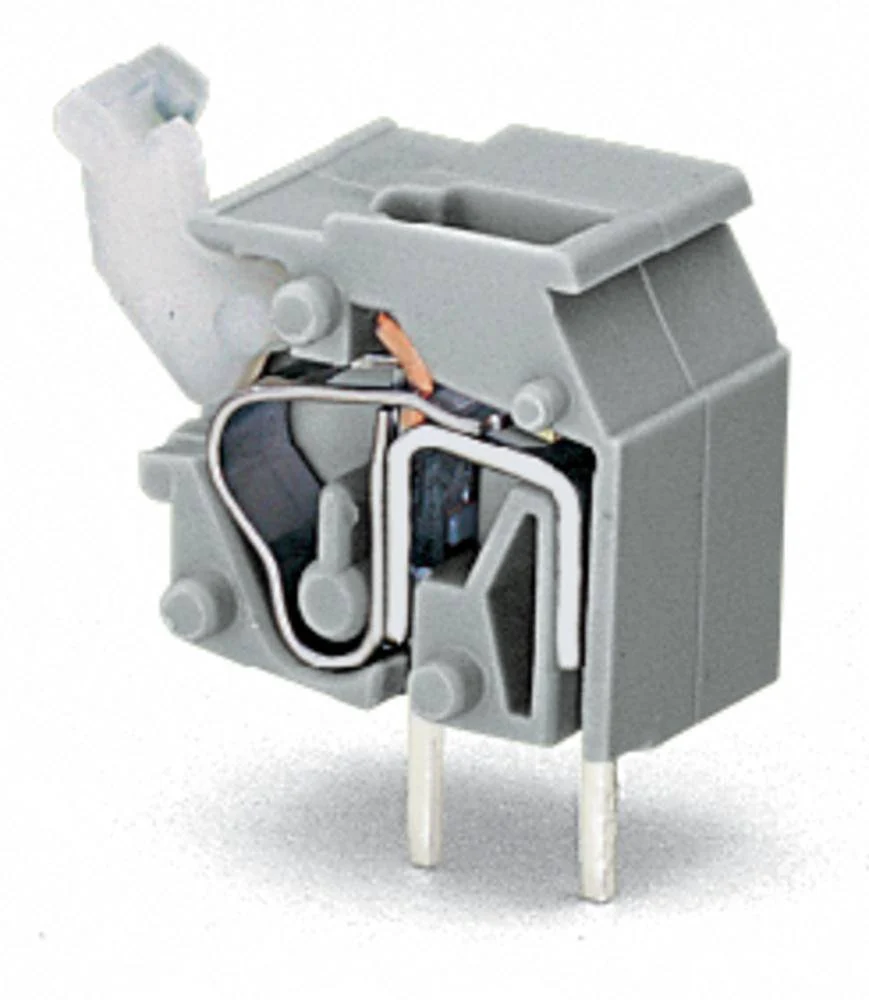 Быстроразъемная клемма WAGO 255-766, 1 pin, 0.08мм² - 2.50мм², 1000В, CS: 10мм;10.16мм, (300 шт)