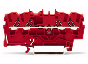 Проходная клеммная колодка WAGO 2002-1403, 1 pin, 0.25мм²-2.5мм², 550В, 24А, (1 шт)