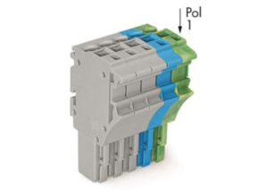 Внутренний разъём WAGO 2022-105/000-038/999-953, 5 pin, 0.75мм²-4.0мм², 690В, 24А, CS: 5.2мм, (1 шт)