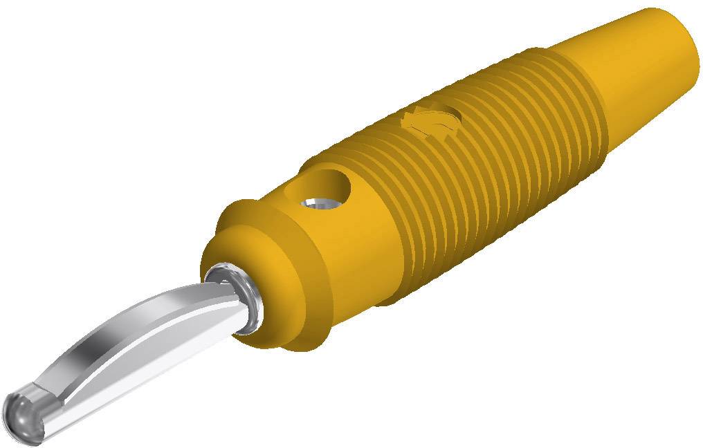 930058103, SKS-HIRSCHMANN VQ 20 - Банановый штекер, Ø-контакта: 4 мм, желтый : 1 шт.