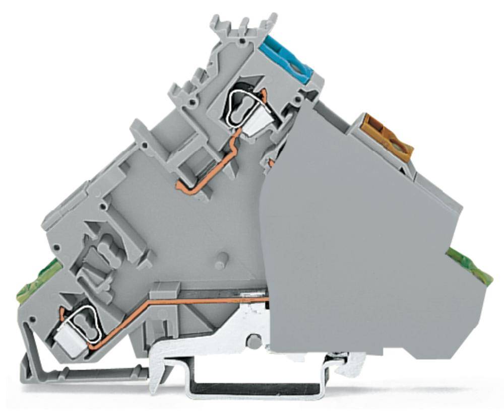 Клемма бесконтактного переключателя WAGO 280-577, 4 pin, 0.08мм² - 2.50мм², 400В, 20А, конф: L, (20 шт)