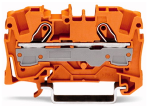 Проходная клеммная колодка WAGO 2006-1202, 2 pin, 0.5мм²-10мм², 550В, 41А, (1 шт)