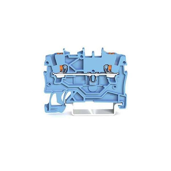 Клемма WAGO 2200-1204, 2 pin, 0.14мм² - 1.50мм², 800В, 13.5А, (100 шт)