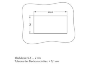 Гнездо WAGO 890-764/072-000, 4 pin, 0.25мм²-1.5мм², 400В, 16А, (1 шт)