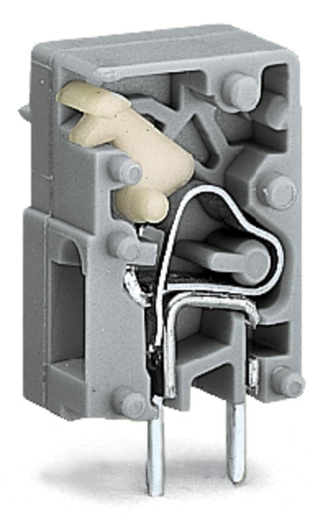 Быстроразъемная клемма WAGO 741-902, 1 pin, 0.08мм² - 2.50мм², 400В, CS: 7.50мм, (800 шт)