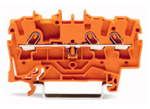 Проходная клеммная колодка WAGO 2001-1302, 1 pin, 0.25мм²-2.5мм², 550В, 18А, (1 шт)